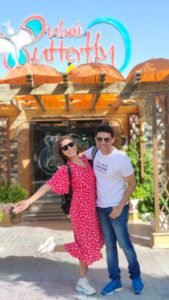 Mouli Ganguly Instagram - Dubai Dairies . @ruby_tourism . . #2022 #travel #mouliganguly #mazhersayed #dubailife #travelreels #coupletravel Dubai UAE