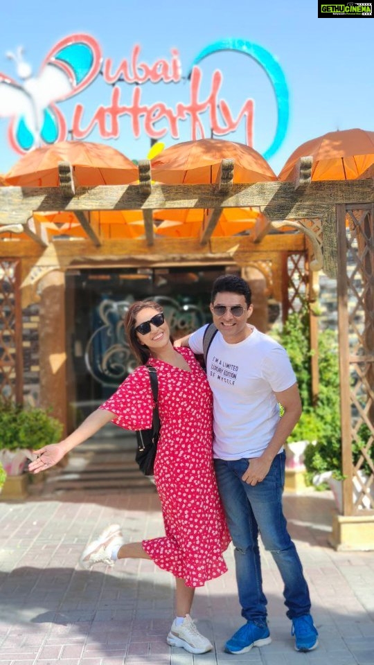 Mouli Ganguly Instagram - Dubai Dairies . @ruby_tourism . . #2022 #travel #mouliganguly #mazhersayed #dubailife #travelreels #coupletravel Dubai UAE