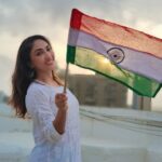 Mouli Ganguly Instagram - Being grand daughter of a freedom fighter and being extremely close to my grandparents i have memories of my grandpa who used to take out his most precious possession The Indian khadi National Flag which was given to him by Netaji Subhash Chandra Bose in a jail where they were together for sometime and he used to hoist the flag with me with a big proud smile , moist eyes and unconditional love in his heart for BHARATVARSHA and singing our national anthem . This year it's The 75th independence day! I'm extremely proud to be part of this one of the oldest richest vibrant great civilization which went through various invasions through centuries and after much struggle and sacrifice we attained our independence. I bow down to all those who sacrificed fought for our independence mostly who are not with us today and people on the border in the most unfriendly situation being there ..protecting us round the year so we can be safe . As my grandpa said never ask what your country can do for you or has done for you ....your country is made of you...see what you have done for your country's well being and it's people and just simply do it. You become truly modern progressive intellectual kool when you closely understand and whole heartedly value and take pride in the richness of your deep roots culture heritage and traditions and move ahead with all this in your heart !!! #happy75thindependenceday #happyindependenceday #happyindependenceday🇮🇳 #harghartiranga #harghartiranga🇮🇳 #india #proudindian #merabharat #vandemataram #bharat #jaihind #15thaugust #azadikaamritmahotsav #india75 #🇮🇳 #incredibleindia #mouliganguly