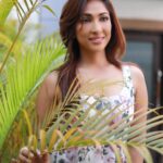 Mouli Ganguly Instagram – Once and floral 💐
.
.
.
#mouliganguly 
#floraldress 
#floral 
#outdoorpotraits 
#inthegarden