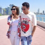 Mouli Ganguly Instagram - Happy anniversary to us ❤️ . @ruby_tourism . . #anniversarypost #anniversary #mouliganguly #mazhersayed #dubai #vacationmode Dubai UAE