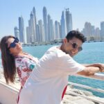 Mouli Ganguly Instagram - Happy anniversary to us ❤️ . @ruby_tourism . . #anniversarypost #anniversary #mouliganguly #mazhersayed #dubai #vacationmode Dubai UAE