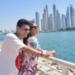 Mouli Ganguly Instagram - Happy anniversary to us ❤️ . @ruby_tourism . . #anniversarypost #anniversary #mouliganguly #mazhersayed #dubai #vacationmode Dubai UAE
