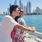 Mouli Ganguly Instagram - Happy anniversary to us ❤️ . @ruby_tourism . . #anniversarypost #anniversary #mouliganguly #mazhersayed #dubai #vacationmode Dubai UAE