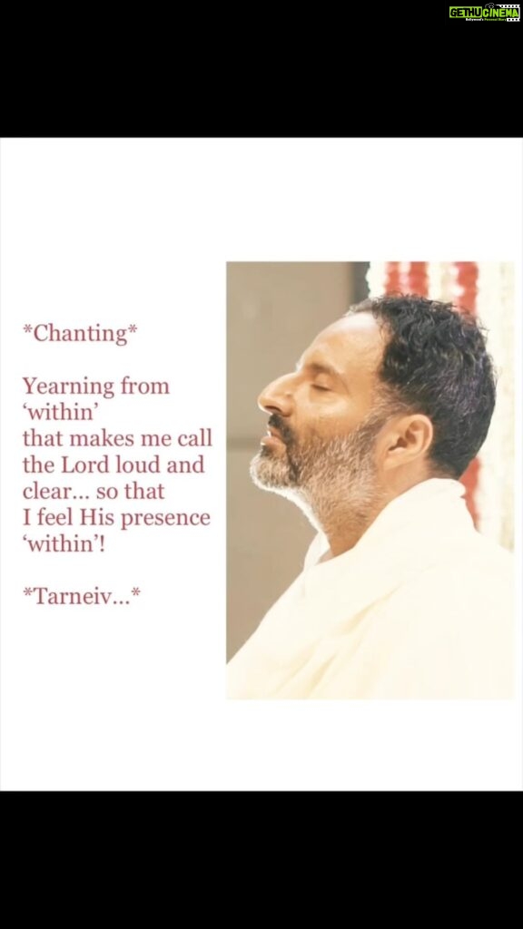 Mugdha Godse Instagram - When the Lord ‘Himself’ offers divine ways to connect with ‘Him’ 🙏🏽🙏🏽🙏🏽 That’s being truly Blessed… ❤️❤️❤️ #tarneivji #gratitude #love #peace #joy #silence #chanting #omnamohbhagavatevasudevaya #bliss #blessed #divinity #divine #be