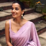 Mugdha Godse Instagram - THE LILAC LININGS A woman is like the loveliest lilac flower that blooms under heaven. She is looked upon with love and wonder over her silent grace, her pure fragrance and her delicate bloom of beauty. Link in bio to shop SaareeMood! ✨️ Photography: @tarun_khiwal Production : @karma__production @himan888 MUA: @kaushikanu Team: @_the_blank_canvas_ @anurag_mua Styling: @harshad.fshn @khuusshhbboo @styledbygunjan @ajmerashaili @peter.tashi_ Jewellery: @amrapalijewels . . . #saareemood #saareesforallemotions #mugdhagodse #newbrandlaunch #shopthelook #saree #indian #tradition #lilac #bloom #grace #beauty