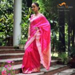 Mugdha Godse Instagram - THE PINK LININGS Pink is the story of every girl who is proud of her femininity. Of every girl who stood up for herself in the man's world. Link in bio to shop SaareeMood! ✨️ Photography: @tarun_khiwal Production : @karma__production @himan888 MUA: @kaushikanu Team: @_the_blank_canvas_ @anurag_mua Styling: @harshad.fshn @khuusshhbboo @styledbygunjan @ajmerashaili @peter.tashi_ Jewellery: @amrapalijewels . . . #saareemood #saareesforallemotions #mugdhagodse #newbrandlaunch #shopthelook #saree #indian #tradition #pink #proud #feminism