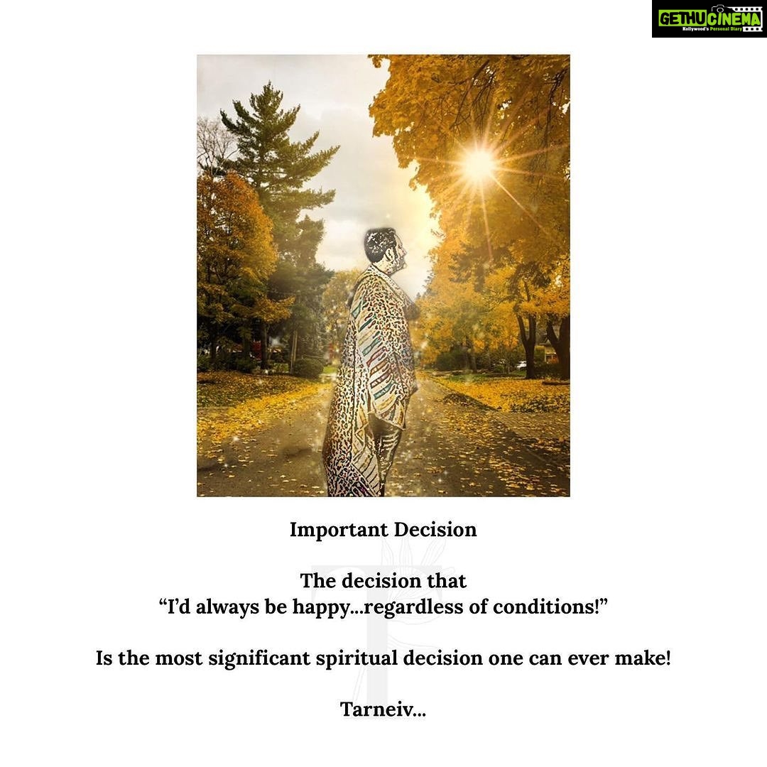 Mugdha Godse Instagram - @belly_group “Once i make this decision then i realize that all the outside situations, circumstances and even the internal thoughts, feelings and emotions ...they are only visitors. They visit me. And ‘I’ the simple awareness that simply attends to all these is ever untouched by them... Once I recognize this...this brings Freedom... This freedom is the foundation on which happiness sits gracefully ...eternally!” ~Tarneiv… In the Master’s soulful and profound words✨✨🙏 So very blessed to have Our Beloved Guru ji’s guidance 🙏✨✨ #brllymaster #tarneivji #belly #bliss #guru #light #positivity #love #bliss #gratitude #guidance #forever #mantra #silence #chanting #peace #divine #yoga #chant #soul #soulful #profound #words #magical #miraculous #poetry
