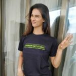 Mukti Mohan Instagram – Slightly wrong t-shirt quote gone right😌

#SharmaJiKiBeti says #SharamNotFound 
Thanks @ttt_official