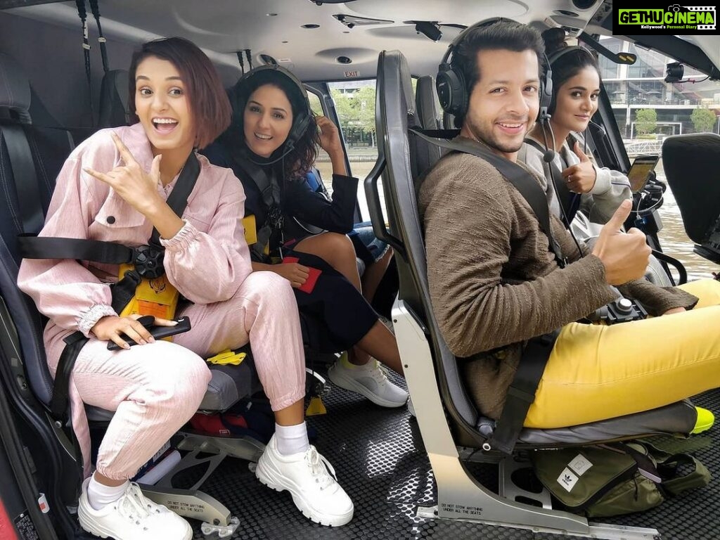 Mukti Mohan Instagram - MELBOURNE CHOPPER Ride to 12 Apostles with Fam🥰 Oh and Hey Beautiful, Great Ocean Road 🚁🏖️#tourismaustralia #visitmelbourne #seemelbourne #seeaustralia @visitmelbourne