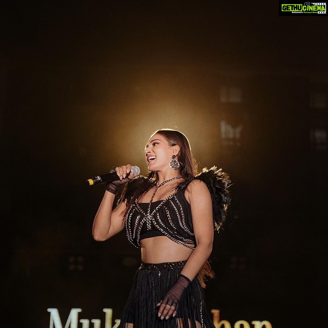 Mukti Mohan Instagram - “Hey! Kya Tumne Kabhi Kissi Se Pyaar Kiyaaa??” - #MomentLived Each one of you made it happen!! Super #GRATEFUL 🥹🤍 Specially to @raghavkakker mere dost, for scripting my first live gig!! #MadeForStage #LivingADream Musicians Rohan Nadkarni drums - @Rohann_95 Denzil Mathias lead guitars - @denzil.mathias Akshay Menon keys - @akshay.menon.official Anit Hadkar keys - @anithadkar Pranoy Sarma bass - @Bassmyna Technical Anshuman Mishra sound foh - @mishraontherun Shane Macwan sound monitors - @shanemacwan Jay Thakkar vj - @jaythakkar99 Manu Jacob lights - @manuvjacob Sahil Makhani and team - videography @omkar_9248 @rahatmakhani @krunal_fpv @_smfilms Ritika jalan make up - @ritickasjalan Dwiyesh parasnani hair Choreographer - Abhishek Das @soultan_dasri8 Associate Choreographer - Khushi Trivedi @khushi_freshmess Manish Kukkar : @manish_future Lalu Michael : @killachoc_famouscrew Dancers - Akash Prakash Salunkhe : @sky_uphold Tanisha Amit Prasad : @tanishaprasad Nikita Shaw : @nik__aagsi Kavita Gopinath Lagade : @lagadekavita Keshav Kumar : @keshav_iz_here Lalu Bhugappa Maykal : @killachoc_famouscrew Hair : @dwyessh_hairwizard Make up : @ritickasjalan Costumes : @shreyandurjastyle Collar - @qayeba Managers: Amit : @amit_thosar Prema : @premavshetty Shraddha :@ _shraddhabobade_ Event team Campus events @campussevents @ragam_nitc
