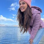 Mukti Mohan Instagram – Tso, I was Pangong-ed 🏔 🌊🤍 Pangong Tso