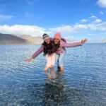 Mukti Mohan Instagram – Tso, I was Pangong-ed 🏔 🌊🤍 Pangong Tso