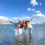 Mukti Mohan Instagram – Tso, I was Pangong-ed 🏔 🌊🤍 Pangong Tso