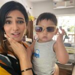 Mukti Mohan Instagram - Milgaya Parle-G wala bacha😅 #HappySunday ☀️ from #Aryaveer 👶🏻🤍 🪬 📷 ChikuMaasi