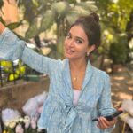 Mukti Mohan Instagram - Mood today ☕️ 🪷🩵