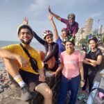 Mukti Mohan Instagram - Whatta Sunday Morning!🚴‍♀️🚴🏻 Thank you @mohanshakti @clickdino @rohan_shah_ @thekokemonster @hemali.b95 #Dwyesh And most of all thank you MUMBAI MERI JAAN🌟