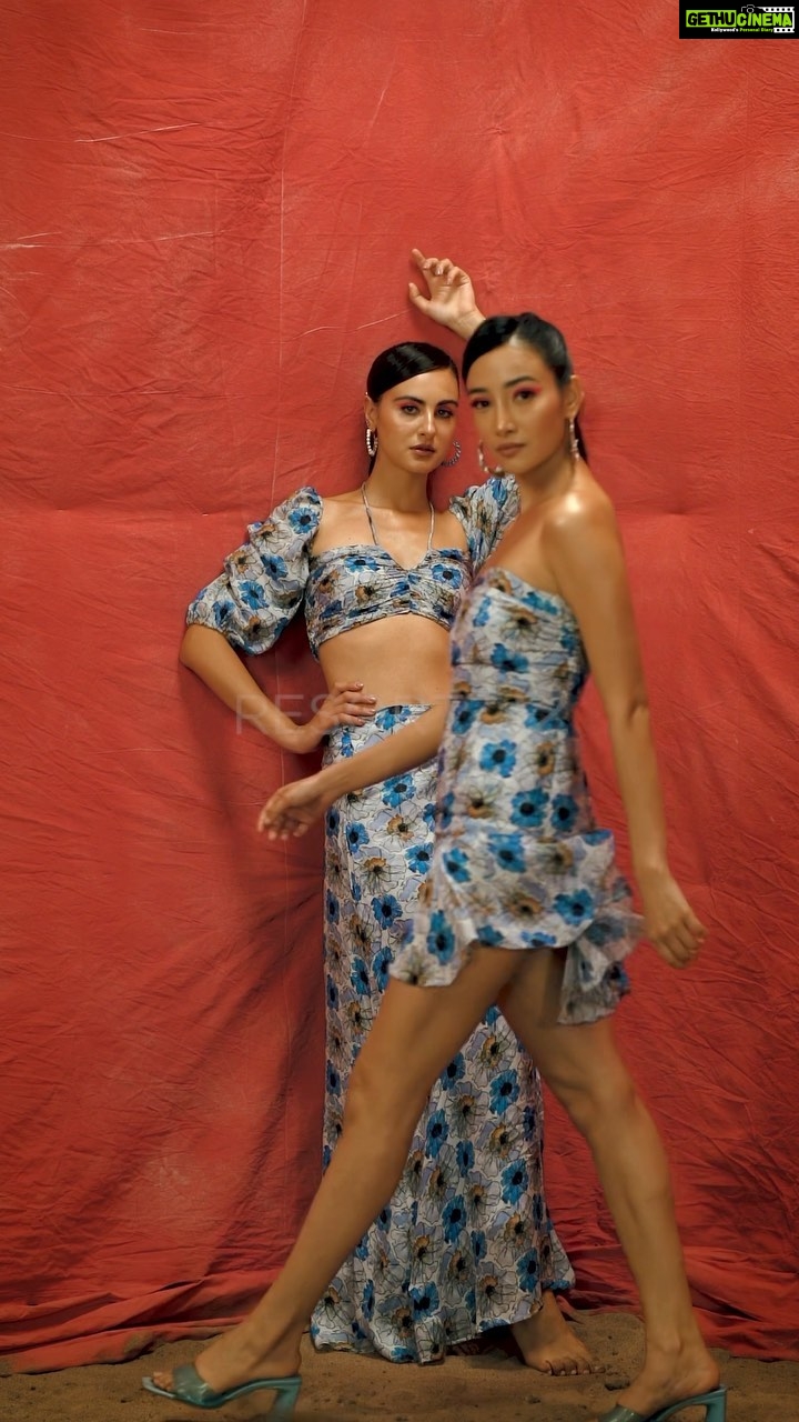 Nalini Negi Instagram - Brand : @zenscouture by Zenab Alika Photographr: Mohit Holani Models: @angelinaaakuhar & @nalininegi Jewellery: @being.by.ps Makeup Artists: @blushwithfiya & @glam.by.aimy Hair: @aisha4u.s Styling: @theaedit . . #resort22 #resortwear22 #astercollection #aster #reelsinstagram #reels #ree #reelsvideo #reelitfeelit #reelkarofeelkaro #reelindia #reelsviral #reeitfeelit #reelkarofeelkaro♥️ #reef2reef #reelinstagram #reelsindia #trendingreels #trending #trendingnow #trendy #trendingsongs #trendalert #trendy #trends #fashionnova #fashionstyle #fashionmodel #fashionlover #fashionmodel #fashiongram #fashionable #fashionlover