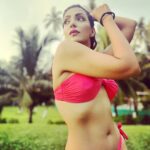 Navina Bole Instagram - No wait is that Monday I see coming over!!🙈🤷‍♀️🤐 Photographer: @01dhana_ Hair and Mua : @dvmakeovers Location: @theretreatmumbai #photooftheday #picoftheday #instagram #instaphoto #instapic #instagood #bikini #pink #palmtrees #swimwear #pose #vacayvibes #explorepage #explore #navinabole #positivevibes #happysunday The Retreat Hotel & Convention Centre, Madh Mumbai