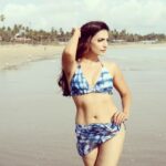 Navina Bole Instagram - Good vibes happen on the tides when the sun shines!🧚‍♀️💙 Photographer: @01dhanashrinagwekarphotogrphy_ Bikini : @angelcroshet_swimwear Hair and Mua : @dvmakeovers #photooftheday #picoftheday #instaphoto #instapic #instagram #instagood #newpost #bikini #bythesea #vacayvibes #sunkissed #windinmyhair #sandatmyfeet #explorepage✨ #explore #navinabole #commercialphotography #comfortableinmyskin #positivevibes #fitness #wednesday The Retreat Hotel & Convention Centre, Madh Mumbai