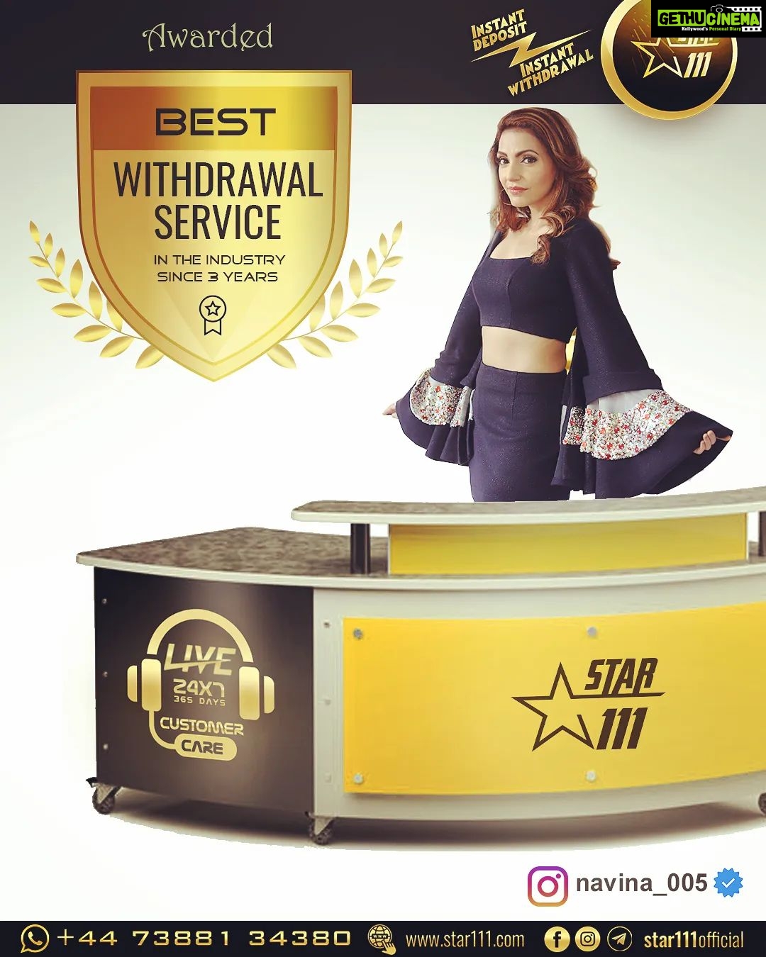 Navina Bole Instagram - Trust guaranteed & verified only with www.star111.com !!!!! 💯 ✅ Eezy Pezy Deposit & Withdrawal ✅ 200% On first Deposit bonus ✅ 5% Cash back ✅ Live Sports & Casino Games ✅ 24*7 Customer Service @star111 🔥 Instant Deposit & Withdrawal 💯 India’s biggest, trusted & licensed gaming website! 🇮🇳🤩⭐️🤩⭐️🇮🇳🤩⭐️🤩⭐️🇮🇳 #bet #betting #live #game #t20 #worldcup #live #play #online #casino #easy #india #playreal #star111 #onlinegames #love #cricket #football #tennis #india #cricketindia #livegames #gamingonline #sports #casino #casinogames #contest #prizes #winners #iPhone #instant#explorepage✨ #navinabole