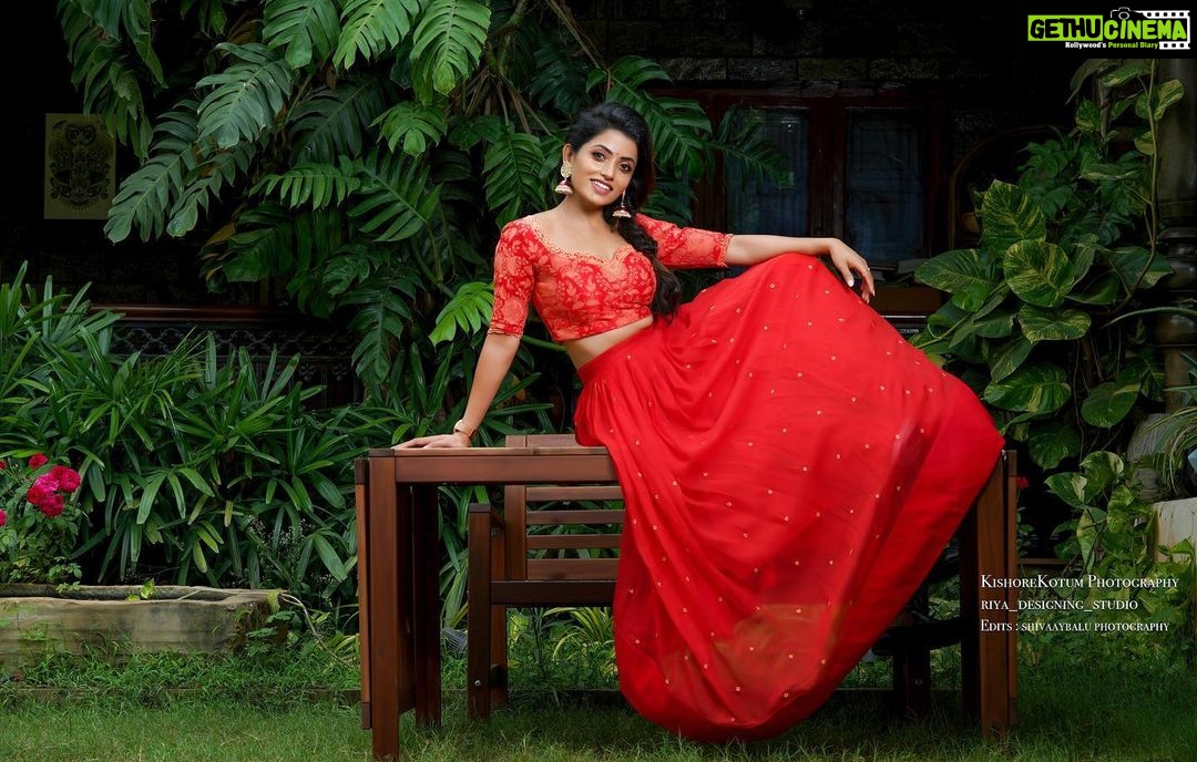 Navya Swamy Instagram - ❤️❤️❤️ Outfit @riya_designing_studio Photography @kishorekotumphotography