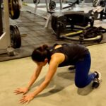 Navya Swamy Instagram - There is no miracle pill. Just Sweat & Dedication💪🏻 Trained by @benny_f3 #noshortcuts #nopainnogain #workout #fitness #gym #gymrat #stayinthegame #instafit #firstreel #reelitfeelit #blessed #thankful #navyaswamy