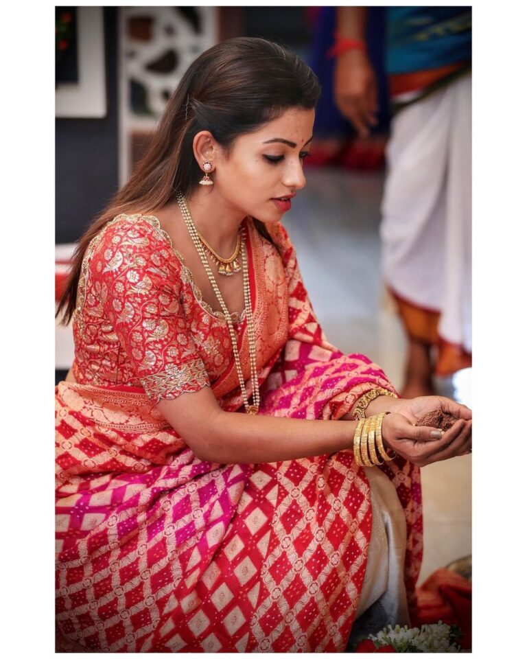 Navya Swamy Instagram - When you really want something, the entire universe conspires in helping you achieve it😊 Wearing @riya_designing_studio