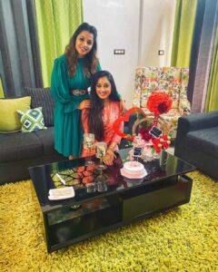 Navya Swamy Instagram - Happiest B’day Aishumaa😘 @aishwarya_pisse_ . I wish you the best of everything in life. Stay happy & beautiful as just the way you are🤗 #iloveyou #sisterinlaw #bestfriends #bff #itsyourbirthday #stayhappy #birthdaygirl #instabirthday #instapic #blessed #thankful #navyaswamy Mysore, Karnataka