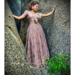 Navya Swamy Instagram - Even if they prefer silver,stay gold💫 Outfit by @gaurinaidu #indowestern #designer #lehenga #indiancouture #instafashion #instafashionista #instapic #instagood #thankful #navyaswamy