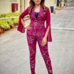 Navya Swamy Instagram - Ignite & level up✨ Outfit @she_shore_designers Styled by @rakesh_earne #shootdiaries #shootmode #showtime #pose #ootd #ootdfashion #designer #instapic #instagood #instadaily #lategram #blessed #thankful #navyaswamy Annapurna Studios