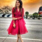 Navya Swamy Instagram - ❤️Bless the people that chases nobody, needs no validation & minds their own!! Outfit by @shilpacouture #midweek #midweekvibes #midweekgyan #highway #highwayphotography #ootd #instabliss #instapic #instagood #blessed #thankful #navyaswamy