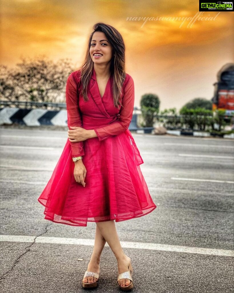 Navya Swamy Instagram - ❤️Bless the people that chases nobody, needs no validation & minds their own!! Outfit by @shilpacouture #midweek #midweekvibes #midweekgyan #highway #highwayphotography #ootd #instabliss #instapic #instagood #blessed #thankful #navyaswamy