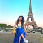 Navya Swamy Instagram - Omar Khayyam quoted “ Be happy for this moment… this moment is your life”… But Sir, This moment is larger than life… So I’m ecstatic…🤩😇🥰 #paris #europe #vacation #excerpt #eiffeltower #eiffelinlove #memory #moment #cherish #love #romantic #happy #omarkhayyam #quote #life #philosophy #instagram #instaparis #instapic #instagood #instalove #takemeback #wanderlust #travelbug #blissful #joyful #thankful #navyaswamy Eiffel Tower - Paris, France