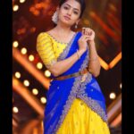 Navya Swamy Instagram - Wearing this half saree by @riya_designing_studio ❤️