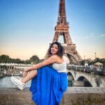 Navya Swamy Instagram - Omar Khayyam quoted “ Be happy for this moment… this moment is your life”… But Sir, This moment is larger than life… So I’m ecstatic…🤩😇🥰 #paris #europe #vacation #excerpt #eiffeltower #eiffelinlove #memory #moment #cherish #love #romantic #happy #omarkhayyam #quote #life #philosophy #instagram #instaparis #instapic #instagood #instalove #takemeback #wanderlust #travelbug #blissful #joyful #thankful #navyaswamy Eiffel Tower - Paris, France