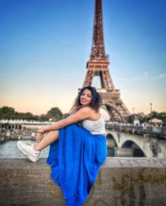 Navya Swamy Instagram - Omar Khayyam quoted “ Be happy for this moment… this moment is your life”… But Sir, This moment is larger than life… So I’m ecstatic…🤩😇🥰

#paris #europe #vacation #excerpt #eiffeltower #eiffelinlove #memory #moment #cherish #love #romantic #happy #omarkhayyam #quote #life #philosophy #instagram #instaparis #instapic #instagood #instalove #takemeback #wanderlust #travelbug #blissful #joyful #thankful #navyaswamy