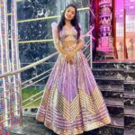 Navya Swamy Instagram - Wearing this beautiful lehenga from @ivana_designers for a cousin’s wedding!!