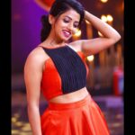 Navya Swamy Instagram - Happy Sunday🥰 Outfit @tasyacouture Designed by @mittu_reddy Hair @chinnahair_stylist Photo @paulino_pictures