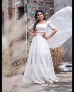 Navya Swamy Instagram - Vanilla vibes🍦

Outfit @akruthi_label 
📷 @chinthuu_klicks