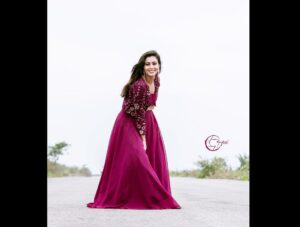 Neha Gowda Instagram - 🧚🏾‍♀️ . . @athira_couture_ @raghavstudios