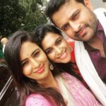 Neha Gowda Instagram - ❤️Crime partners!!! @deepugowda.v @sonugowda My everything ❤️ Tirumala, Andhra Pradesh, India