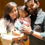 Neha Gowda Instagram - Happy birthday @chandangowda18 Happy 5th anniversary to US !!! U mean everything to me !!! Thanks for everything !!! 5 years of this beautiful bond wil continue forever !!!! #anniversary #5thyear #loveyou #forever #valentine #nehachandan #husbandandwife #marriagegoals #friendship Celebration with this cutie pie is even more special @baby.sindhuchethan Bangalore, India