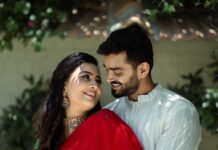 Neha Gowda Instagram - I'm always by your side, to love and annoy.😜 Jewlel: @sri_ganesh_sadashivnagar Saree: @anyaonline.in Blouse: @vastram__studio PC : @connectwithshutterup Make up: @artistry_by_teju Saree draping & hairstyle: @hairartistry_by_roopa Nail art: @_3dnailartstudio