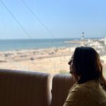 Nehalaxmi Iyer Instagram - The sea, once it casts its spell, holds one in its net of wonder forever. I’m in awe of this beautiful view of the blue Sea from @thegrandladhukara My suite had an amazing view of the Arabian Sea and the Dwarka beach. Dwarka - the Kingdom of Krishna