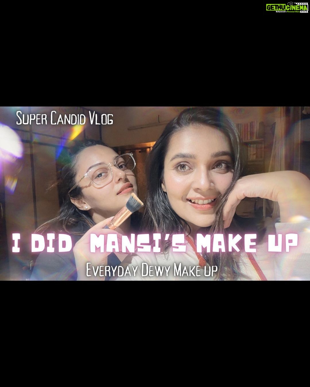 Nehalaxmi Iyer Instagram - I love doing Make up but I love this Girl even more π«Άπ»π€ she keeps motivating me to make more YouTube Vlog and so we shot this fun and candid Make up Vlog. The link is in the Bio. I Tried doing everyday Dewy make up so checkout the Vlog and let me know how you like it. Show the Vlog some love and keep Ke motivated π€π€π€ Link in Bio Like, Share & Subscribe to you my channel - NehalaXmi Iyer Vlogs . . . . . . . . . . . . . . . . . . . . . . . . . . . . . . #youtube #youtubevideo #vlog #youtubechannel #ishqbaaz #explore #trending #trendingnow #mansisrivastava #saavikisavaari #instadaily #instamakeup #instagood #dewymakeup #makeuphacks #skincare #skincareproducts #colorbar Mumbai, Maharashtra