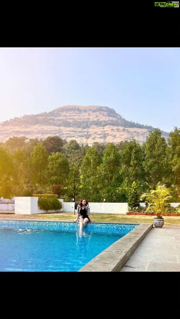Nehalaxmi Iyer Instagram - Keep calm and stay-cay on. Staycation mode: Activated with @saffronstays Turquoise Villa, Karjat #WhereFamiliesBond #TogethernessAtSaffronStays and #turquoisemaisonkarjat . . . . . . . . . . . #naturetravel #staycation #shrenuparikh #akshaymhatre #travel #travelgram #weekendgetaway #weekendgetaway #naturelovers #explorepage #ishqbaaz