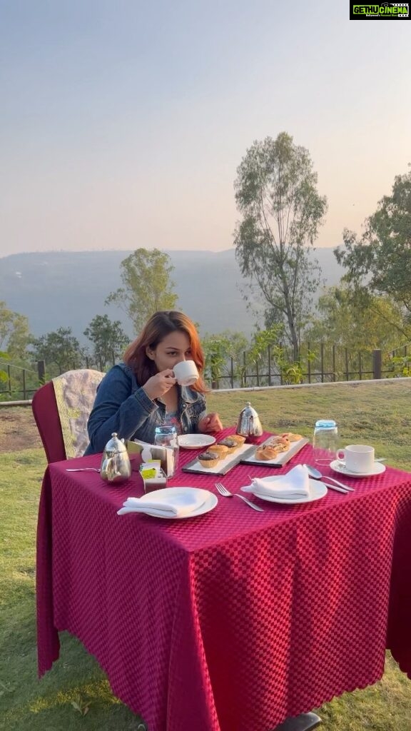 Nehalaxmi Iyer Instagram - Celebrated my Birthday Weekend with a much needed Getaway from all the Hustle - Bustle so decide to Drive away to Panchgani and spend the Weekend at @grandvictoria.thefern It’s the best gift that I could’ve given myself, the view from the room was to die for. Had high tea with a backdrop of lush green mountains and pink sky during sun set. They even arranged a celebratory Birthday Dinner set Up to make my day special. It was truly one of the most rejuvenating getaways I’ve ever had. It was wonderful getting to spend the weekend leaving my worries behind, relaxing in the mountains, and seriously treating myself to luxurious treatments and some amazing food with the best View! #birthdaygetaway #staycation #panchgani #mahabaleshwar #explore #trending #travel Grand Victoria The Fern Resort & Spa