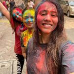 Nehalaxmi Iyer Instagram - H•O•L•I ‘23 🌈 - REAL HOLi - Aamchi Mumbai