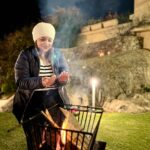 Nehalaxmi Iyer Instagram - This Bonfire & Barbeque session was nothing less than a dramatic scene! (Link in Bio to witness the whole drama) Don’t believe me swipe through and then head to my bio and watch my new Vlog 🤣 . . . . . . . . . . #explore #bonfire #dramaqueen #funny #ishqbaaz #winter #winterwonderland #india #rajasthan #travel #travelphotography #travelgram #travelindia #barbeque #drama #instadaily #instagood Mount Abu